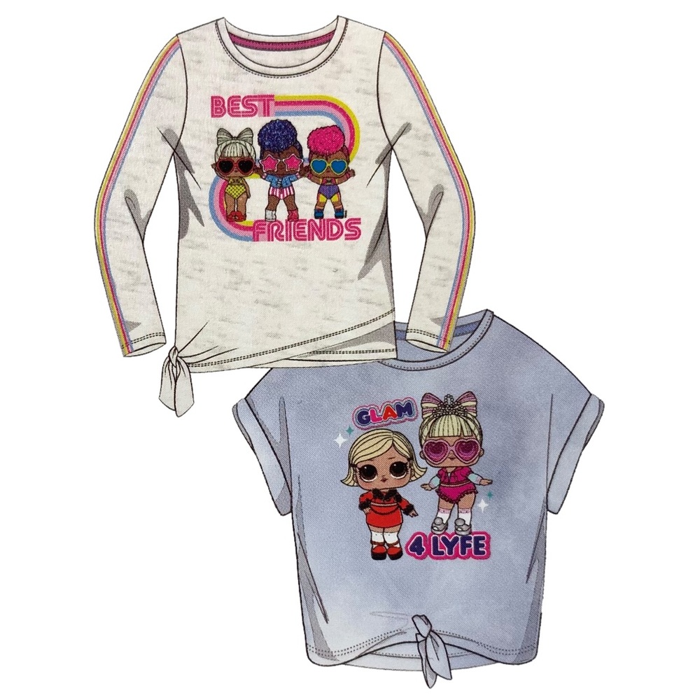 LOL Surprise Set of 2 Tops Sz 4